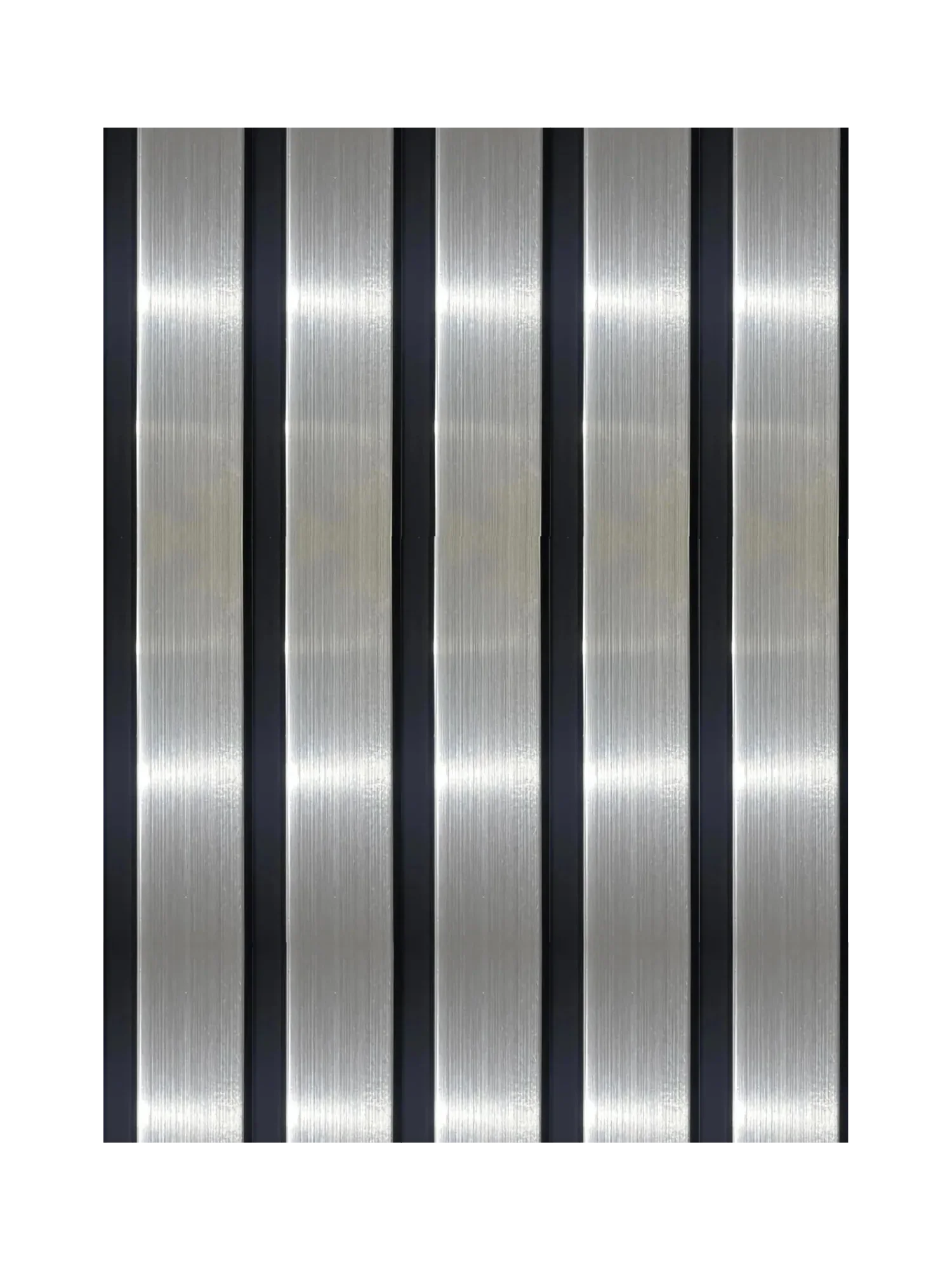 Kunststof Wandpaneel Zilver kleur