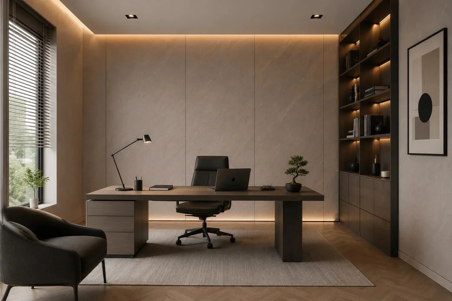 Bamboe wandpanelen - Linnen Cashmere kleur
