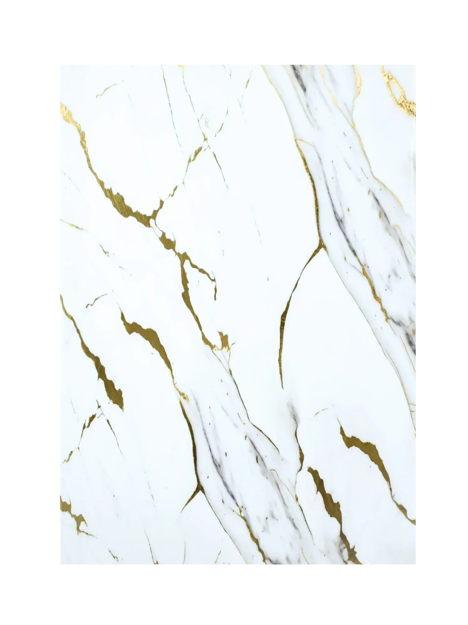 PVC marmerlook wandpaneel Goud Calacatta hoogglans