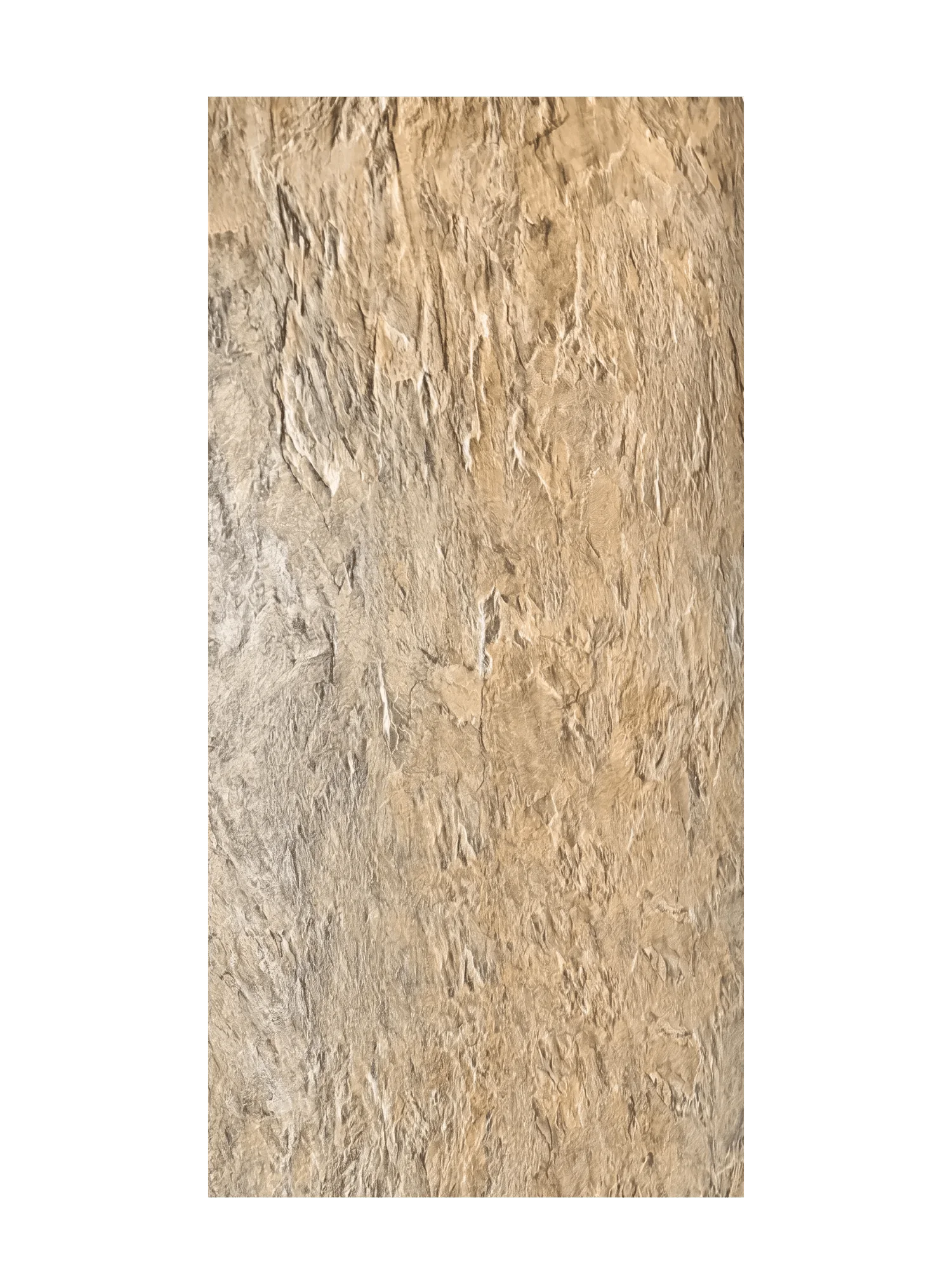 SPC wandpaneel Sahara Gold met 3D steentextuur